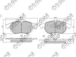    / TI-GUAR  OPEL Astra H 2005-, Zafira B 2006- 2.0, Turbo 240PS, Vectra C 2002- Ti-Guar TG-1613 TG1613 