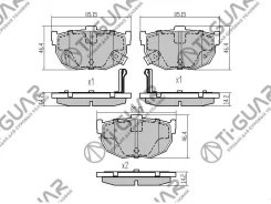 ��������� ������� �������� /������ �������� 4�� /TI-GUAR ��� KIA Cerato 2004- TG-3368 MN-127M D1087M01 A263WK 44060A1690 AY060NS805 4406090E90 Tiguar...