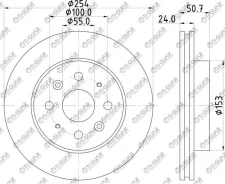 ���� ��������� /�������� /TI-GUAR ��� KIA RIO I 2000-2005 254/24�� TG-51712-FD300 RN1003 60203516VSX SD2044 Tiguar TG51712FD300 TG51712FD300 ����