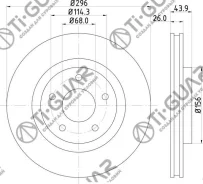 ���� ��������� TG-40206-JG00A ������ *Ti�GUAR (���������������) TG40206JG00A ����