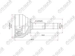 ���� �������� /TI-GUAR ��� Nissan AD Y11, Wingroad Y10 1990-1996, Sunnyga16DE, Pulsar B13 14 /23*55*25; TG-7417; 0210017 320124 391000M311 391000M600...