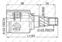 ���� ���������� /TI-GUAR ��� Nissan Tiida C11X HR16, SC11X HR16DE 2007-2010 /22*40*25; TG-IN7401; 39720ET028 0211C11X NI251 Tiguar TG-IN7401 TGIN7401...