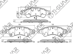 ��������� ������� �������� /�������� �������� 4�� /TI-GUAR ��� FORD Ranger 2011-, Mazda BT-50 2011-; PN51001 TG-5125 1723410 TG5125 ����
