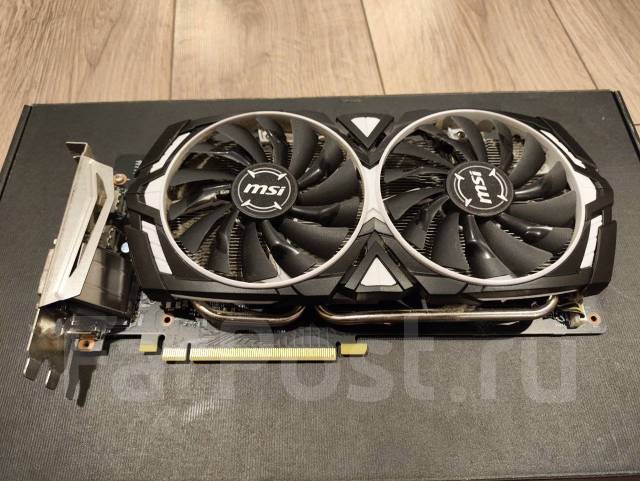 MSI Gtx 1060 3 gb dual oc, б/у, в наличии. Цена: 7 000₽ во Владивостоке