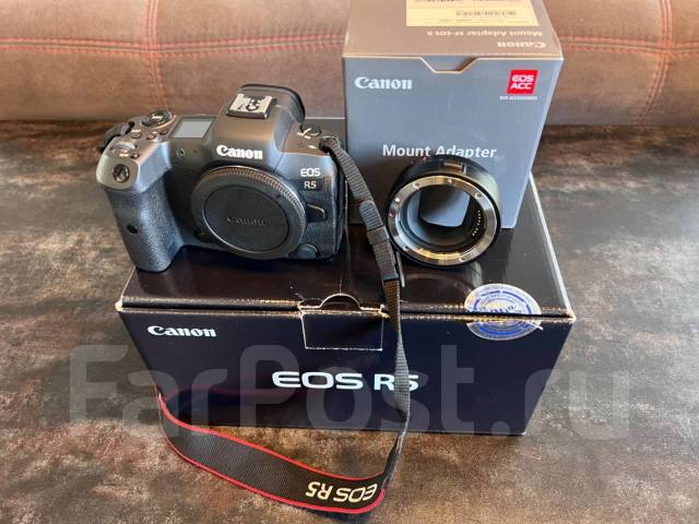 Canon EOS R5 +Mount Adapter+CFexpress Type B 128GB Extreme pro, 20 и ...