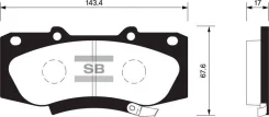 ������� �������� �������� Sangsin Brake SP1484 SP1484 ����