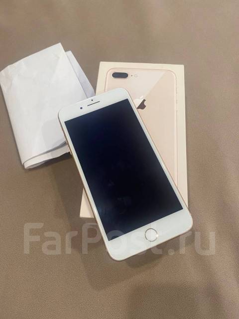 Айфон 8плюс Gold 256gb, Apple iPhone 8 Plus, 5.50", золотой, б/у, в ...