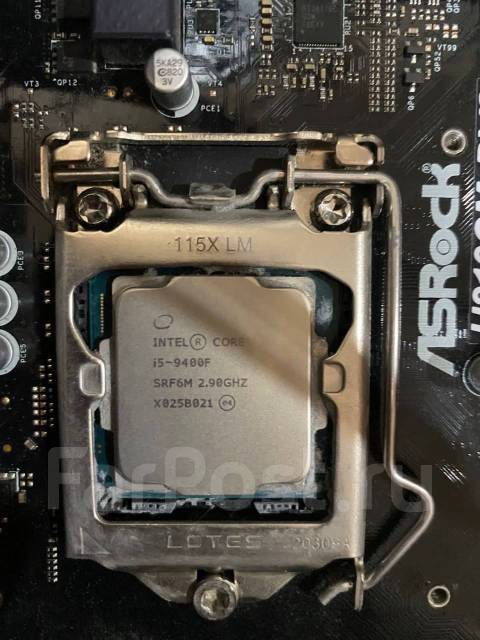 Процессор Intel i5 9400f LGA 1151 v2 6x2.9 ГГц, б/у, в наличии. Цена: 8 ...