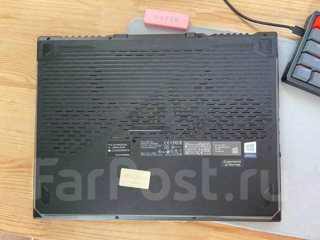 Asus ROG Strix G15. 15.6", 2,3����, ��� 16 ��, ���� 1 000���, WiFi: 1, Bluetooth: 1, ����������� �� 8��. ����