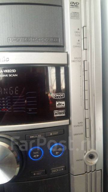 Музыкальный центр Panasonic SA-VK825D, б/у, в наличии. Цена: 1 000₽ во ...