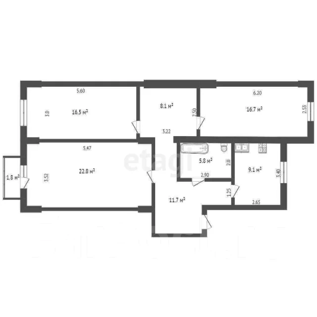 Квартира в центре города! - Купить 3-комнатная квартиру в Комсомольске ...