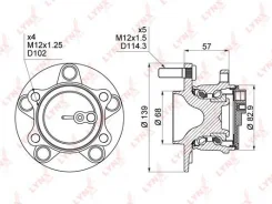 ������� ������ | ��� ����/��� | Lynxauto WH1496 WH1496 ����