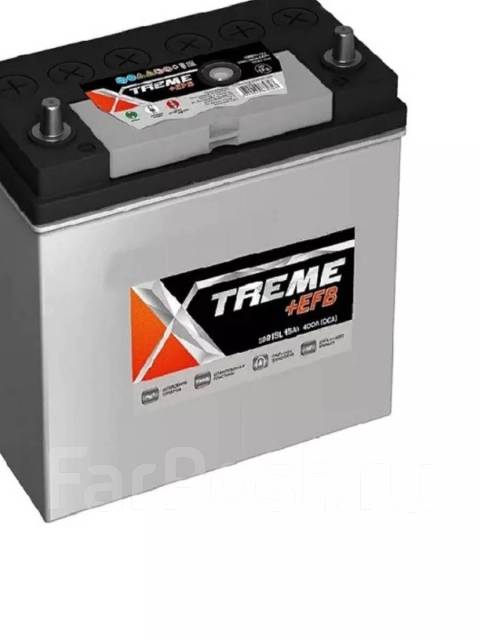 Xtreme +EFB 45 50B 19R 45Ач 400А, кальциевый, прямая (правое), 45 А.ч ...