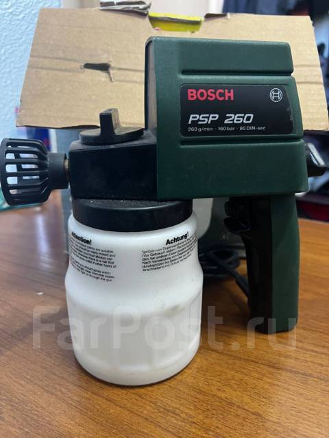 Краскопульт Bosch PSP 260, б/у, в наличии. Цена: 2 500₽ во Владивостоке