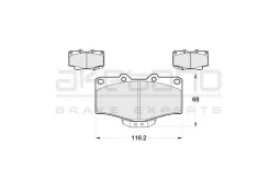 ������� ��������� �������� �������� �������� ��� Toyota Hilux (ZN18_), LC Prado 90 AN-458WK ����� ����� AN458WK ����