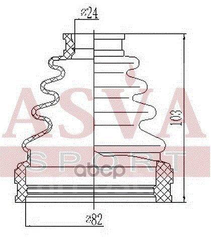    (  ) | / | Toyota/ Camry Mcv30 2.4L/23*110*83  ASVA . BTIN909 ASVA BTIN909 BTIN909 