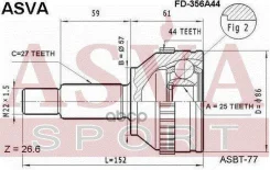 ���� �������� 25x57x27 FORD : Mondeo I 1.8-2.0/Mondeo II 1023247 6757622 1079583 93BG-3B413-BB 93BG-3B413-BE 93BG-3B413-DE 96BG3B413ABB ASVA ���. FD-3...