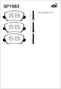 ������� �������� KIA Picanto (JA) 17- R14 SP1983 Sangsin Brake SP1983 SP1983 ����