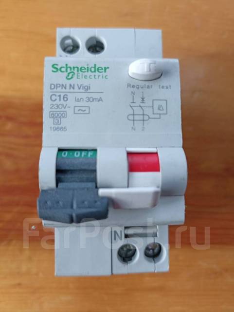 Schneider Electric DPN N VIGI 16А 30мА 6кА C дифференциальный автомат ...