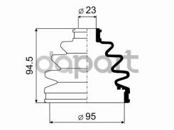    Nissan Cefiro A32/A33 94-06/Terrano R50/Atlas F23 92-02 Maruichi 05-413 5413 