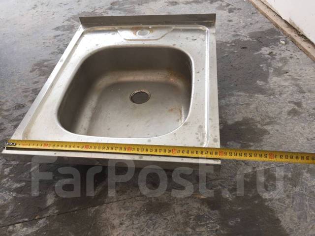 Раковина из Нержавейки 50х60, в наличии. Цена: 1 500₽ во Владивостоке