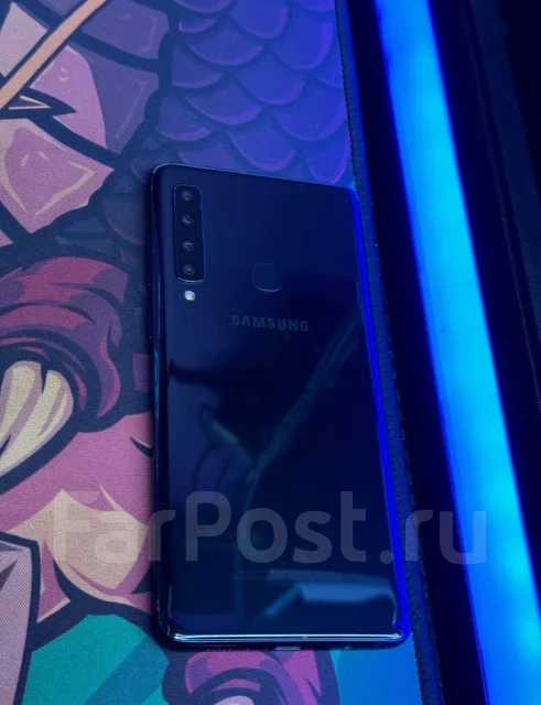 Samsung Galaxy A9. �/�, 128 ��, ������, 3G, 4G LTE, Dual-SIM, NFC ����