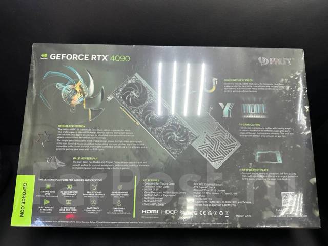 В наличии Новая не распечатанная Palit RTX 4090 24gb Omniblack, новый ...