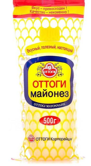Майонез Золотой 500г Оттого Корея 1/15, в наличии. Цена: 261.90₽ во ...