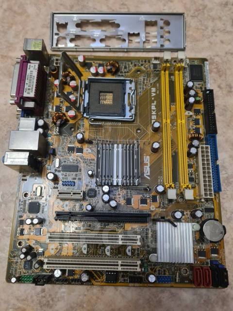 Материнская плата LGA775 ASUS P5KPL-VM, под все процессоры, рабочая ...