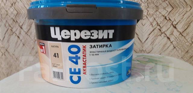 Затирка силиконовая церезит, в наличии. Цена: 500₽ в Уссурийске