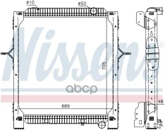 �������� ���������� ��������� [�������/������ 705x689x48 c ������] Nissens ���. 65476 65476 ����