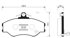 ������� ����. ���. Hyundai H100 Grace 94-/Porter 94-03/Porter High Dack (Tagaz) Sangsin Brake SP1072 SP1072 ����