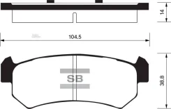 ������� ��������� Chevrolet Lacetti 02-06 ������ 96405131 Sangsin Brake Sangsin Brake SP1160 SP1160 ����