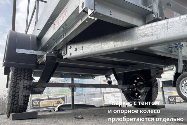 Прицеп бортовой для перевозки груз.2,6х1,5 Р/16" без тента, трейлер ооо ...