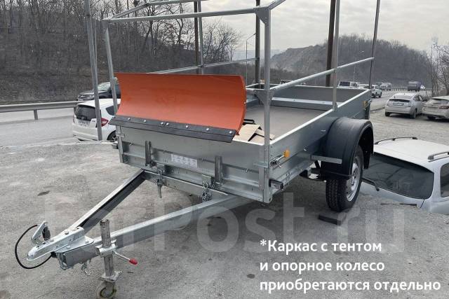 Прицеп бортовой для перевозки груз.2,6х1,5 Р/16" без тента, трейлер ооо ...