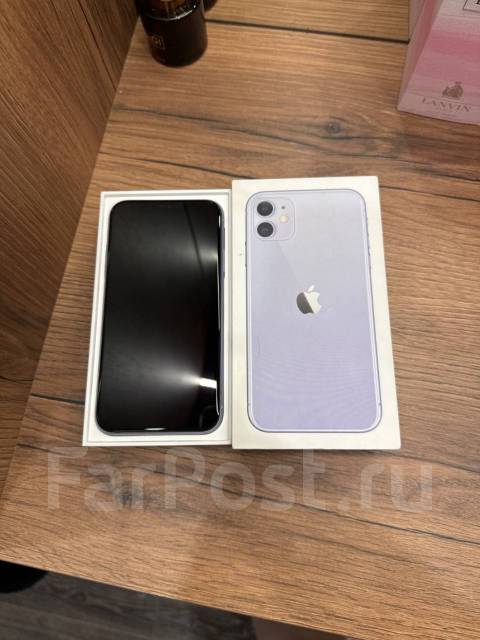 Apple iPhone 11 Purple 128GB, 6.10", фиолетовый, б/у, в наличии. Цена ...