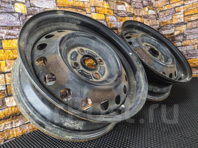Пара оригинальных железных дисков ''15 4х100, Toyota, 15", 1 шт, 4x100 ...