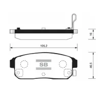 ������� ��������� ������ Nissan W11 P12 WPY11 V10 01/01- A33 00/12- U14 Sangsin SP-1163 SP1163 ����