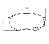 ������� ��������� �������� Nisshinbo NP-1010 (PF-1246) NP1010 ����
