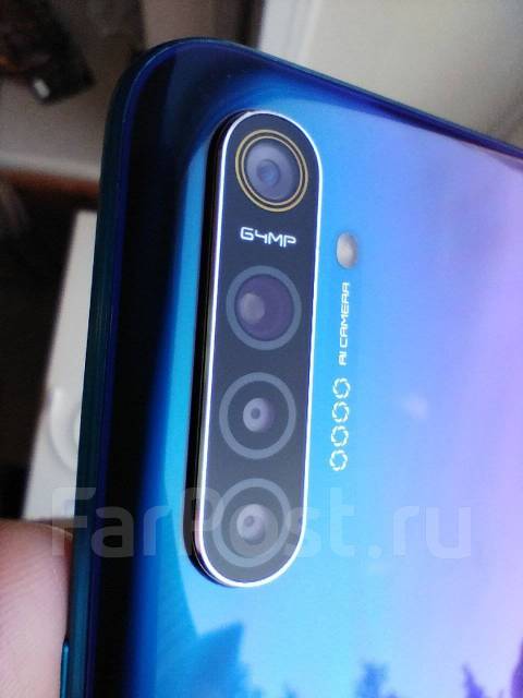 Смартфон Realme XT, 128 ГБ, 6.4, 6.44", моноблок, синий, 4G LTE, Dual ...