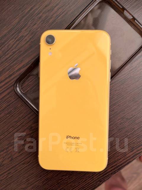 Продам iPhone XR желтый,128 ГБ, 6.10", моноблок, 4G LTE, NFC, б/у, в ...