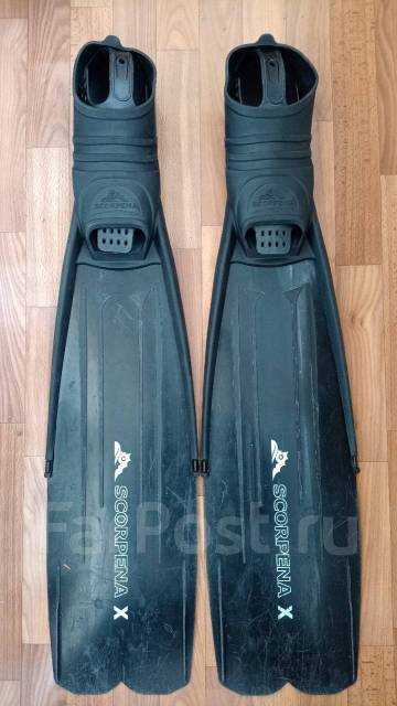 Ласты Scorpena X3 46-48 для подводной охоты и фридайвинга, б/у, в ...