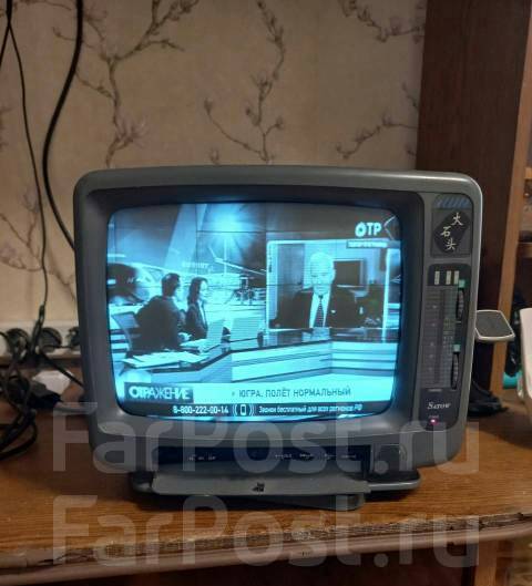 Тв Satow 10" 12v/220v переносной, CRT (ЭЛТ), б/у, в наличии. Цена: 900 ...