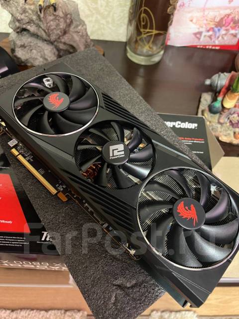 Видеокарта PowerColor AMD Radeon RX 6800 XT Red Dragon, б/у, в наличии ...