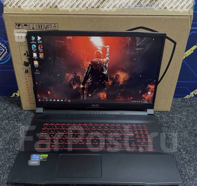 Игровой ноутбук MSI Katana GF76, 17.3", 512 Гб, 16 гб, 144,0 ГГц, WiFi ...