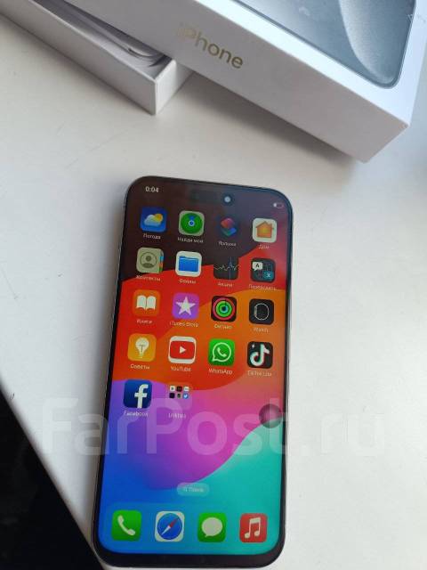 Айфон 15 pro max 512гб(реплика), 6.70", моноблок, новый, в наличии ...
