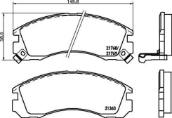 ������� ��������� �������� �������� Mitsubishi Citroen-Peugeot [178Textar2136301] 2136301 ����