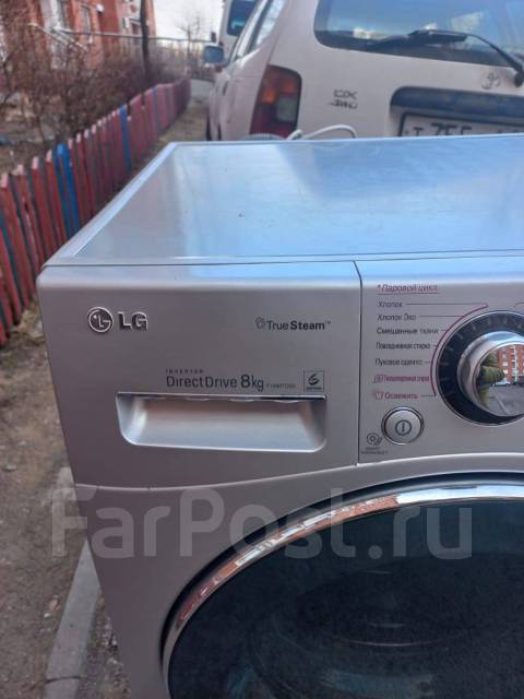 Стиральна машинка, LG, 8,0 кг, б/у, в наличии. Цена: 8 000₽ во Владивостоке