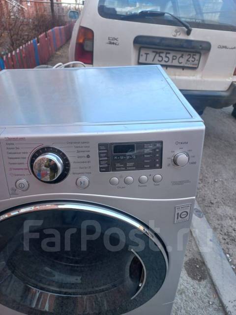 Стиральна машинка, LG, 8,0 кг, б/у, в наличии. Цена: 8 000₽ во Владивостоке