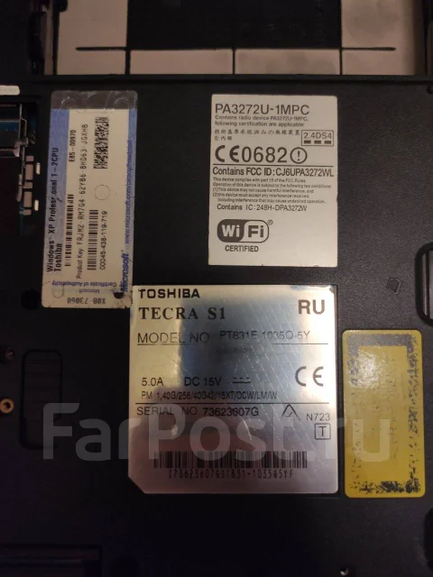 Toshiba Tecra. ��� 512 ��, WiFi: 1 ����